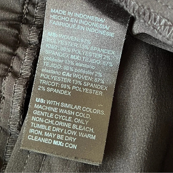 Chicos Zenergy Black Jogger Pants 0.5 (XS / 6) Athleisure Capsule Activewear - Picture 9 of 13